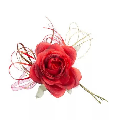 Virág Rózsa, Piros, Szár, csomag 6 db