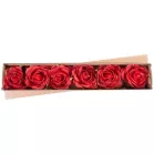 Virág Rózsa, Piros, Szár, csomag 6 db