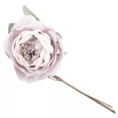 Virág Rózsa Kivirult, Lila, Szár, csomag 6 db