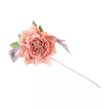 Virág Pünkösdirózsa, Levéllel, Barack, Szár, csomag 6 db