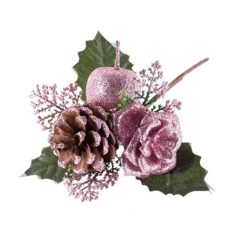 Ág Almával, Rózsaszín 16 cm, 6 db