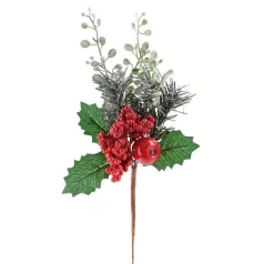 Ág Almával, Piros 26 cm, 6 db