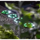Lámpa Solárna 4 Fű Lap, 24 cm, 4x 8 LED, AA