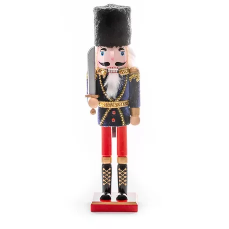 Szobor Xecco 20044, Diótörő Báránybőrsapkával, Fa