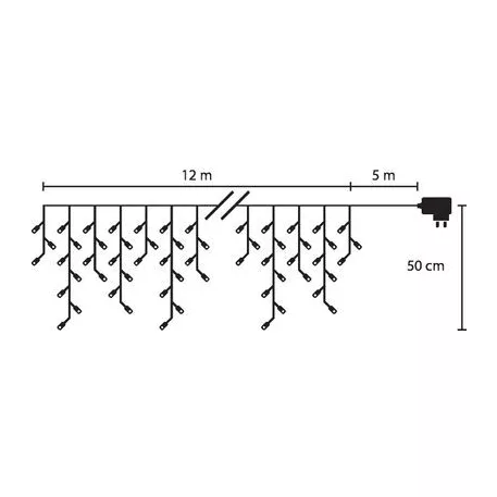Lánc MagicHome Karácsonyi fényfüzér LED , 230 V, 50 Hz