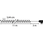 Fényfüzér, MagicHome Karácsony, 320 LED, fehér, 8 funkciós, 230 V, 50 Hz, IP 44, külső, 3 m