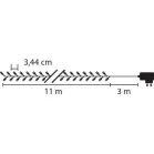 Fényfüzér, MagicHome Karácsony, 320 LED, többszínű, 8 funkciós, 230 V, 50 Hz, IP 44, külső, 3 m