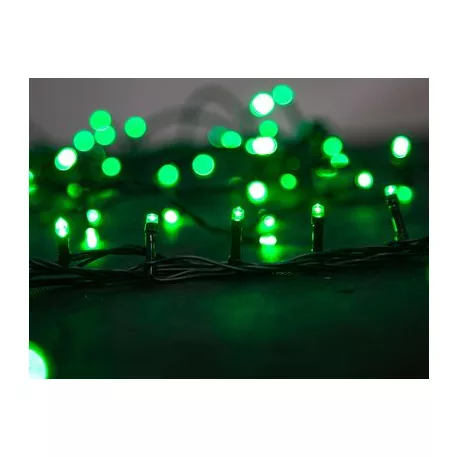 Égősor Magichome Serpens 100L LED Zöld, IP44, 8 Funkció, Adapterrel, Külső