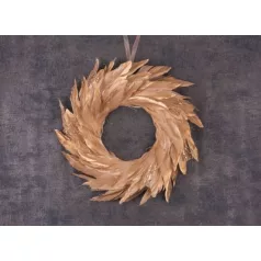 Koszorú Pehely Magichome, Arany, 35 cm, Akasztós