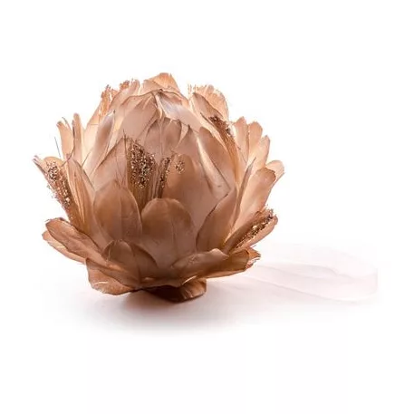 Dekoráció Magichome, Arany, 10 cm, Akaszthatós, Pehely