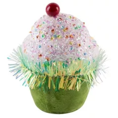   Dekoráció Magichome Candy Line, Muffin, Zöld, 7x7x11 cm, Akaszthatós