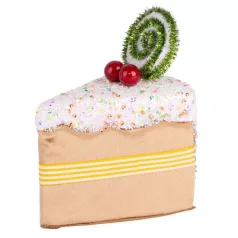   Dekoráció Magichome Candy Line, Süti, Barna, 13x9x15 cm, Akaszthatós