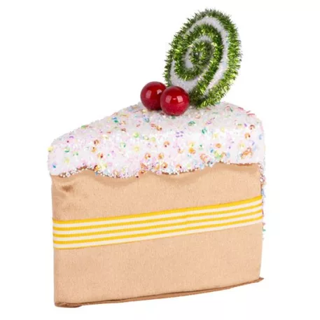 Dekoráció Magichome Candy Line, Süti, Barna, 13x9x15 cm, Akaszthatós