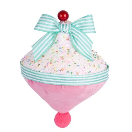 Dekoráció Magichome Candy Line,Rózsaszín, 15 cm, Akaszthatós