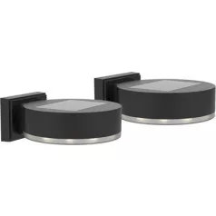 Napelemes Lámpa Smd LED, Fal /Kerítés, 2 db, 14x02x5,5 cm