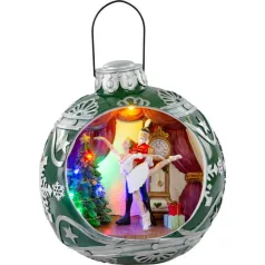   MagicHome Zenélő Hógömb , LED, színes, 30,5 x 26,5 x 31,7 cm