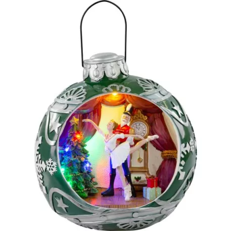 MagicHome Zenélő Hógömb , LED, színes, 30,5 x 26,5 x 31,7 cm