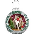 MagicHome Zenélő Hógömb , LED, színes, 30,5 x 26,5 x 31,7 cm