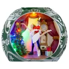 MagicHome Zenélő Hógömb , LED, színes, 30,5 x 26,5 x 31,7 cm