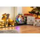 MagicHome Zenélő Hógömb , LED, színes, 30,5 x 26,5 x 31,7 cm