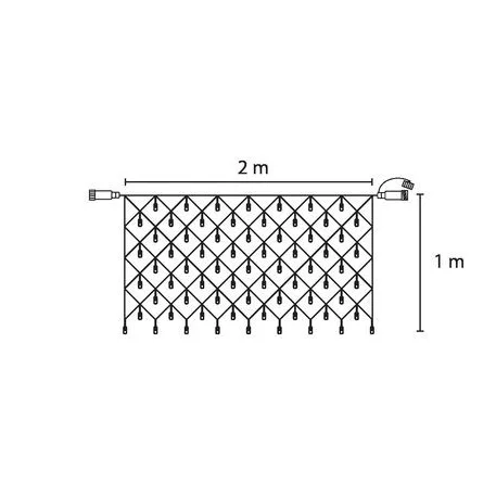 Fényfüzér MagicHome Netled, 160 LED, MULTI CONNECT