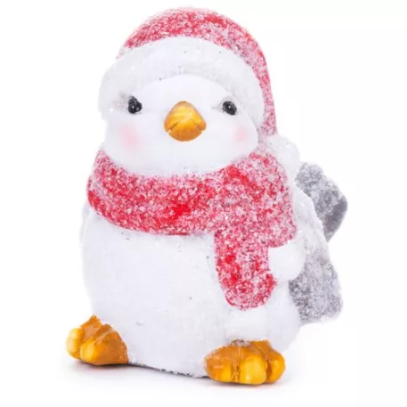 MagicHome karácsonyi madár dekoráció, 13,8 x 9 x 12,8 cm