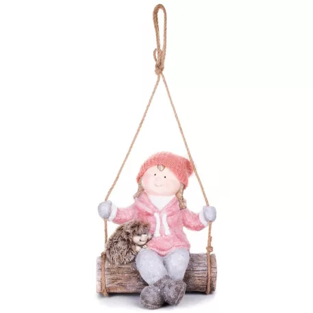 MagicHome karácsonyi szobor, kerámia, 31,5 x 28 x 36 cm