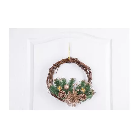 MagicHome karácsonyi koszorú, 30 cm