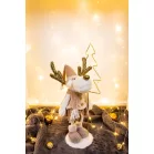 MagicHome karácsonyi dekoráció, Rénszarvas, 50 cm, világító/villogó