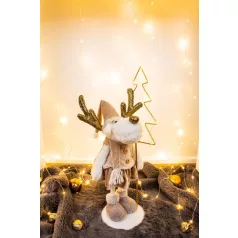   MagicHome karácsonyi dekoráció, Rénszarvas, 50 cm, világító/villogó
