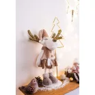 MagicHome karácsonyi dekoráció, Rénszarvas, 50 cm, világító/villogó
