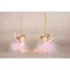 MagicHome karácsonyi dekoráció, Balerina, 9 x 4 x 7,5 cm