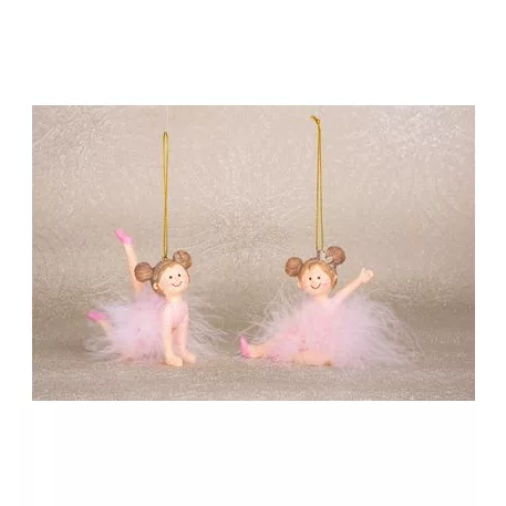 MagicHome karácsonyi dekoráció, Balerina, 9 x 4 x 7,5 cm