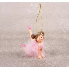 MagicHome karácsonyi dekoráció, Balerina, 9 x 4 x 7,5 cm