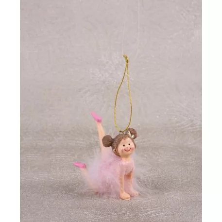 MagicHome karácsonyi dekoráció, Balerina, 9 x 4 x 7,5 cm