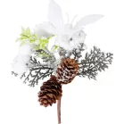 MagicHome karácsonyi dekorációs ág, 15 cm