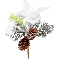 MagicHome karácsonyi dekorációs ág, 15 cm