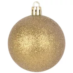 MagicHome karácsonyi gömbök, 20 db, 6 cm, arany