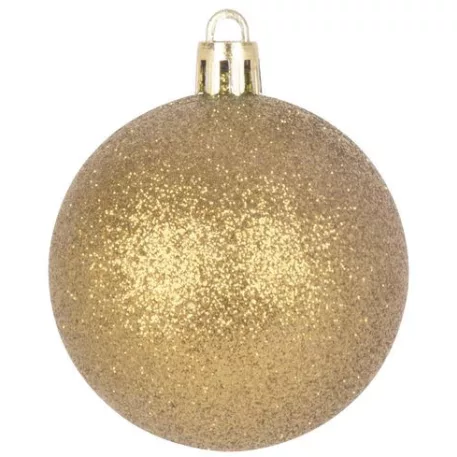 MagicHome karácsonyi gömbök, 20 db, 6 cm, arany