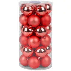 MagicHome karácsonyi gömbök, 30 db, 6 cm