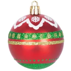 MagicHome karácsonyi gömbök, 9 db, 6 cm