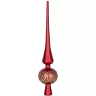 MagicHome karácsonyi gömbök+csúcs, 21 db, 6 cm