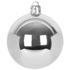 MagicHome karácsonyi gömbök+csúcs, 21 db, 6 cm