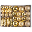 MagicHome karácsonyi gömb készlet, 31 db, arany