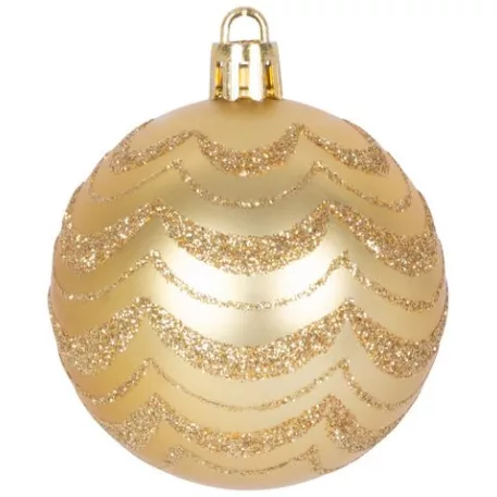 MagicHome karácsonyi gömb készlet, 31 db, arany