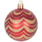 MagicHome karácsonyi gömb készlet, 31 db, piros