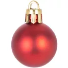 MagicHome karácsonyi gömbök, 12 db, 3 cm, piros