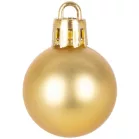 MagicHome karácsonyi gömbök, 12 db, 3 cm, arany
