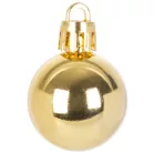 MagicHome karácsonyi gömbök, 12 db, 3 cm, arany