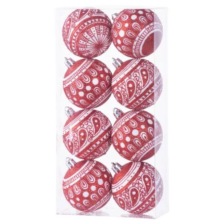 MagicHome karácsonyi gömbok, 8 db, 6 cm